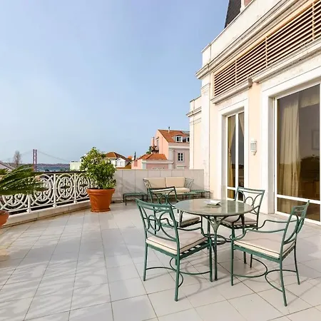 호텔 Olissippo Lapa Palace - The Leading Of The World 리스본